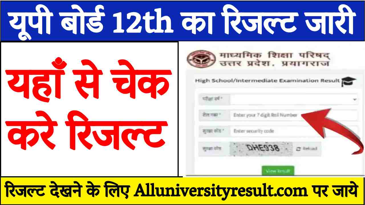 UP Board Class 12 Result